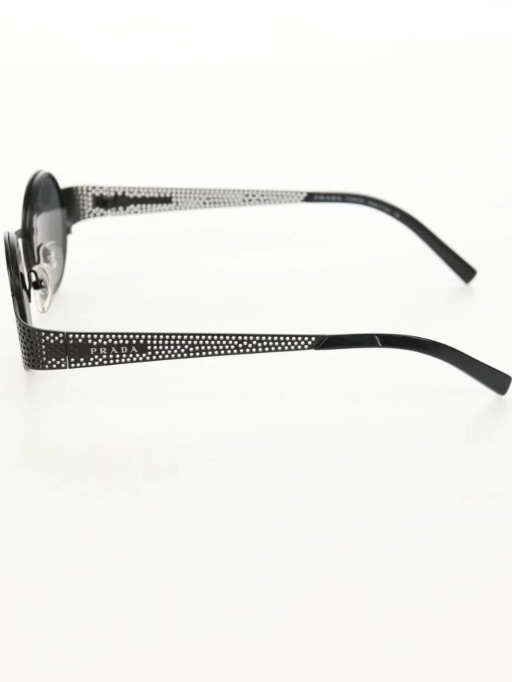 PRADA Sunglasses metal Black SPR511 Auth - Picture 3 of 16